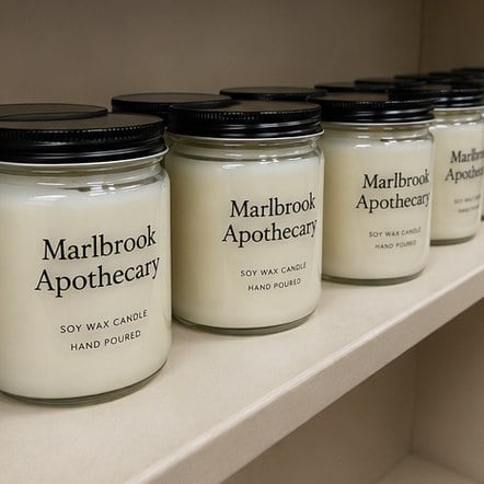 Customized candles for retail and gifting