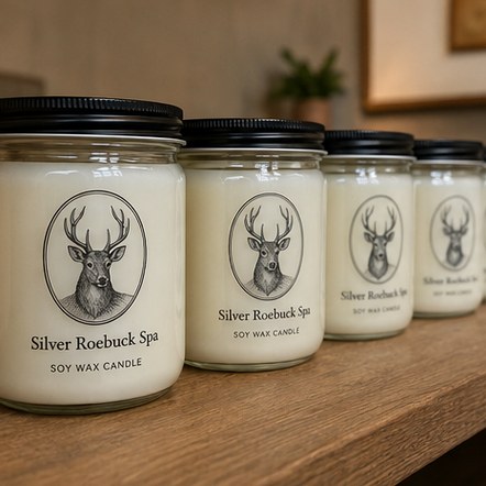 Customized candles for spas and wellbeing