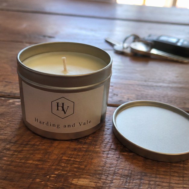Personalized candles — customer photo